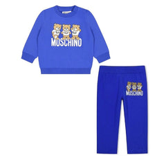 Baby Moschino Teddy Friends Set Surf Blue