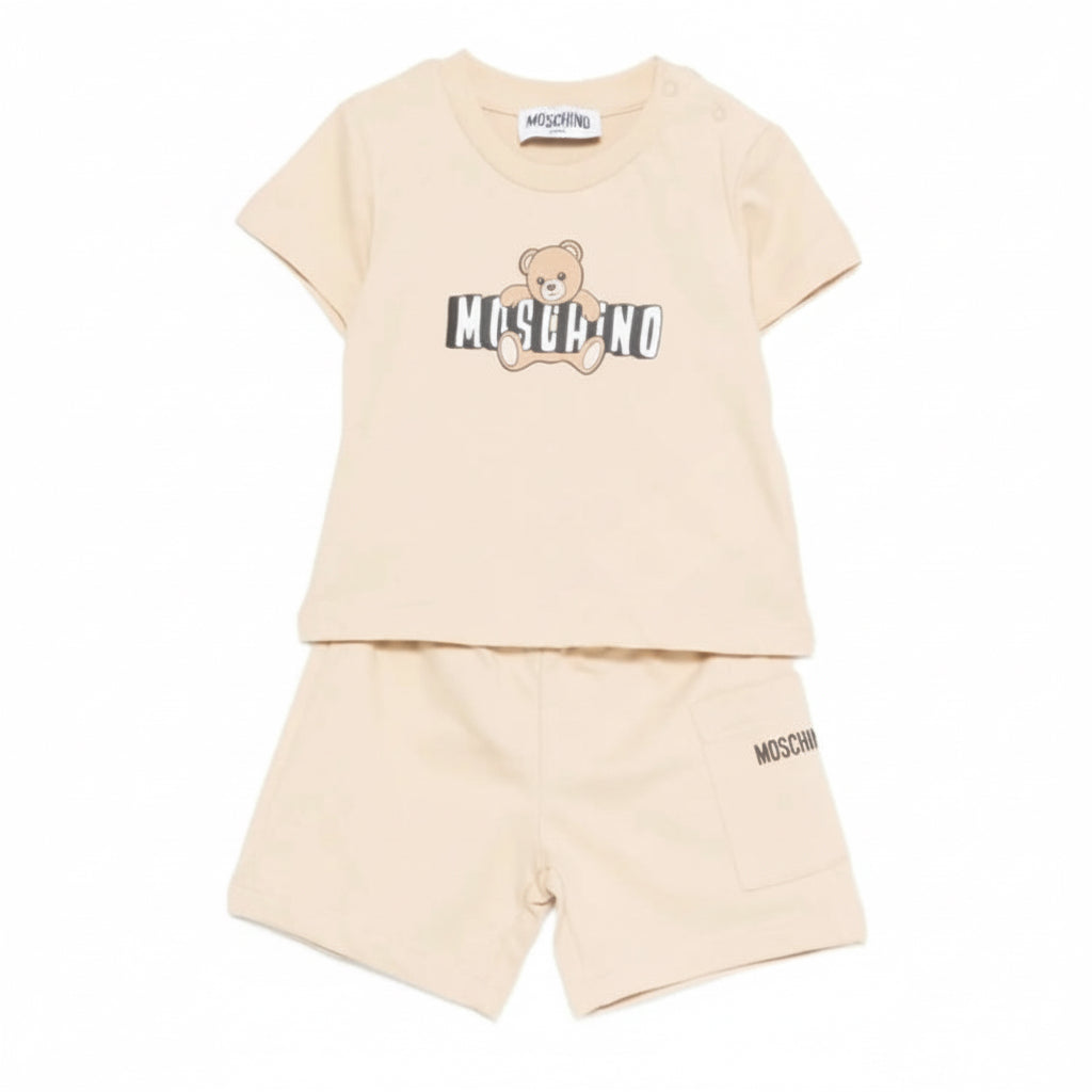 Baby Moschino Short Set suitable for boys and girls