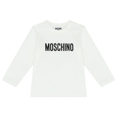 Moschino Long Sleeved T-Shirt White