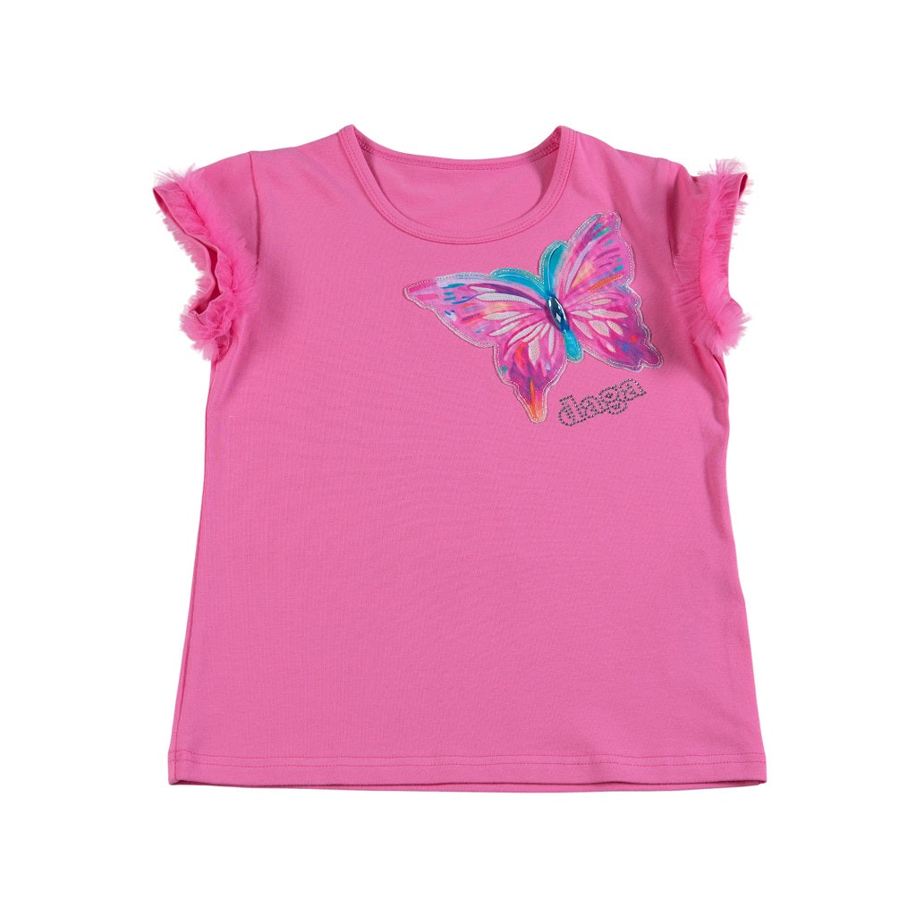 DAGA Pink Paradise Butterfly Top Tulle Skirt Set DAGA Pink Paradise Butterfly Top Tulle Skirt Set