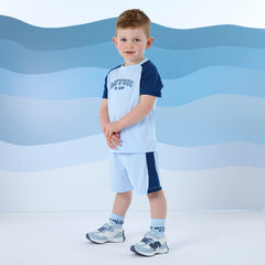 MITCH & SON Boys Poly Logo Short Set