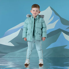 MITCH & SON Boys Padded Jacket Icey Jade
