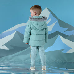 MITCH & SON Boys Padded Jacket Icey Jade