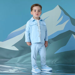 MITCH & SON Boys Twill Overshirt Shirt