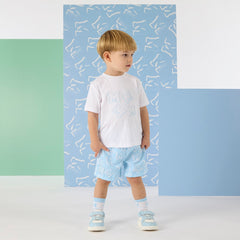 MITCH & SON T-Shirt with AOP Swim Shorts