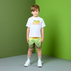 MITCH & SON JNR Gradient T-Shirt Swim Short Set
