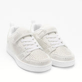 MISS LK Grace Diamante Trainers White