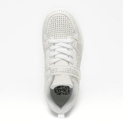 MISS LK Grace Diamante Trainers White