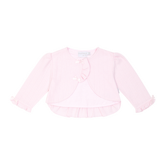 Pastels & Co Harriet baby girls cardigan. Pale Pink