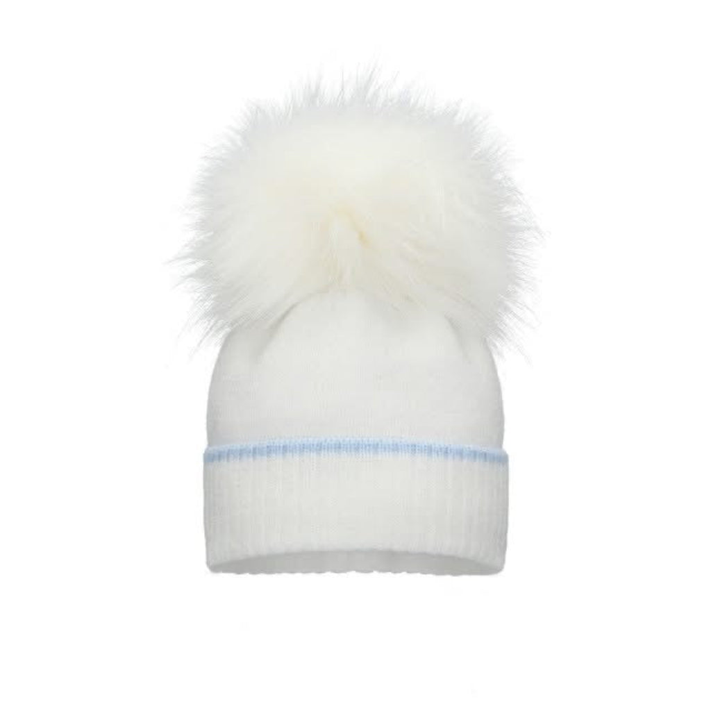 Pom Pom Envy Alfie White Hat