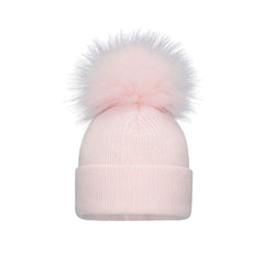 Pom Pom Envy Baby Knit Single Hat Pink