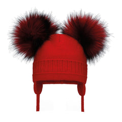 Pom Pom Envy Double Cable Red