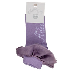 ADEE Popping Pastels Tulle Ankle Socks