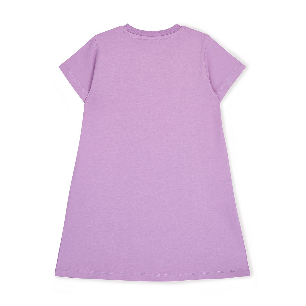 ADEE Evangeline Heart T-Shirt Dress Violet ADEE Evangeline Heart T-Shirt Dress Violet