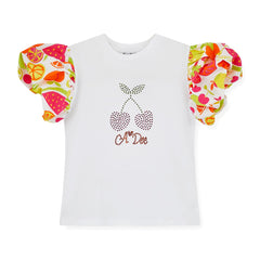 ADEE Tutti Frutti Print Puff Skirt Set