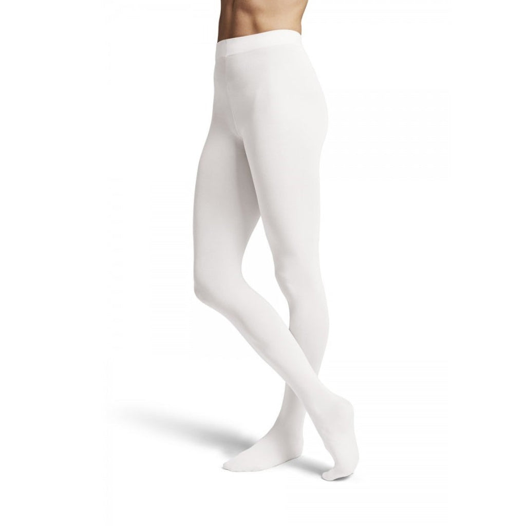 BLOCH Girls Footed Dance Tights White