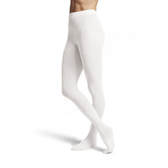 BLOCH Girls Footed Dance Tights White