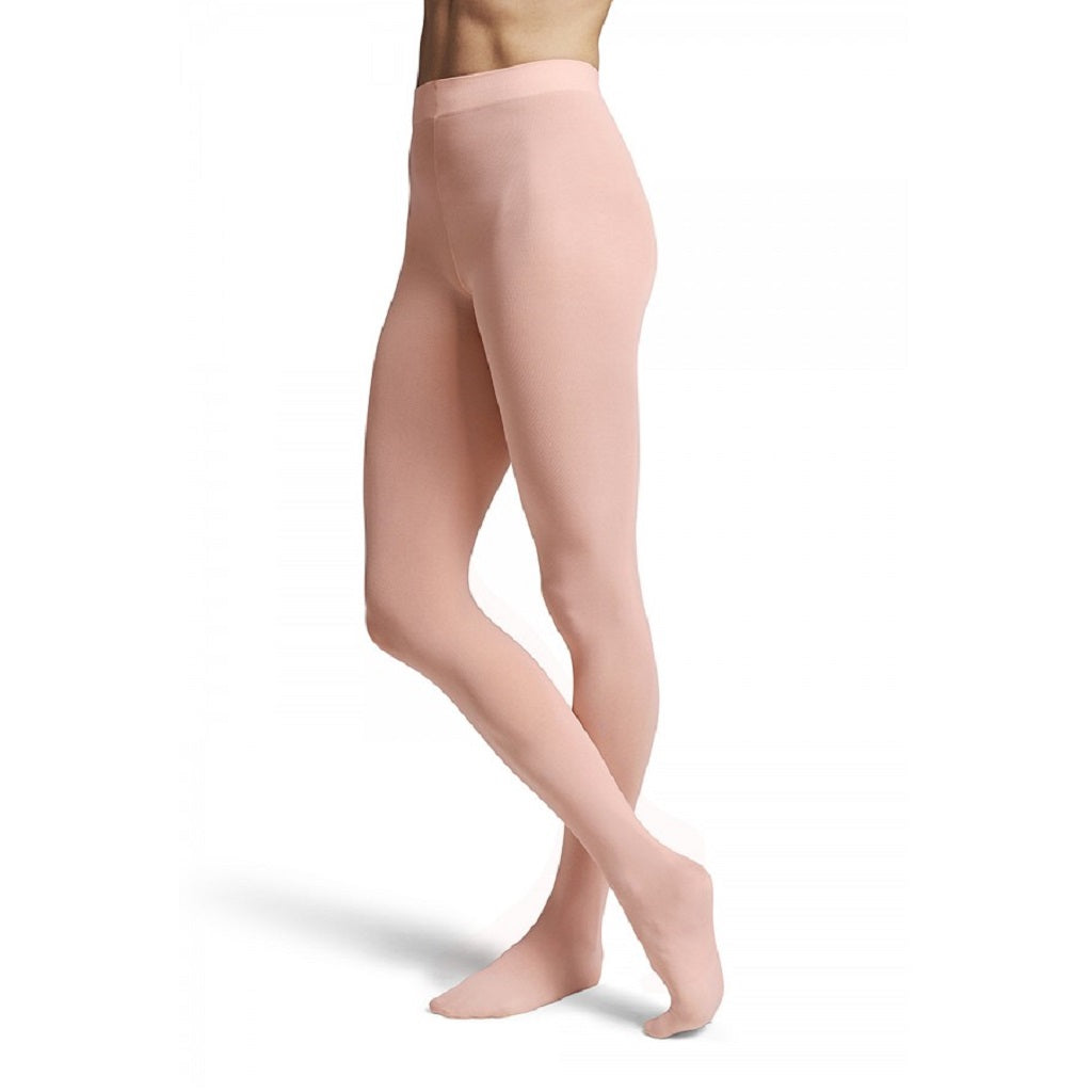BLOCH Girls Footed Dance Tights Light Pink