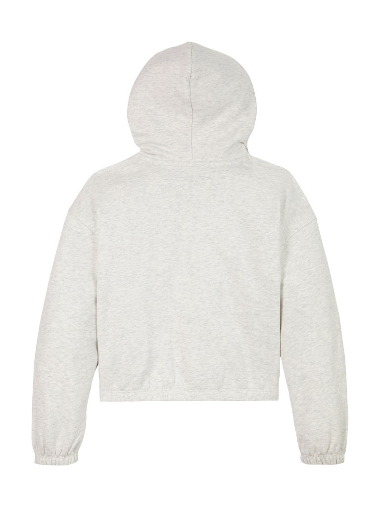 HILFIGER JNR Girls Sequin Flag Hoodie Snow HILFIGER JNR Girls Sequin Flag Hoodie Snow
