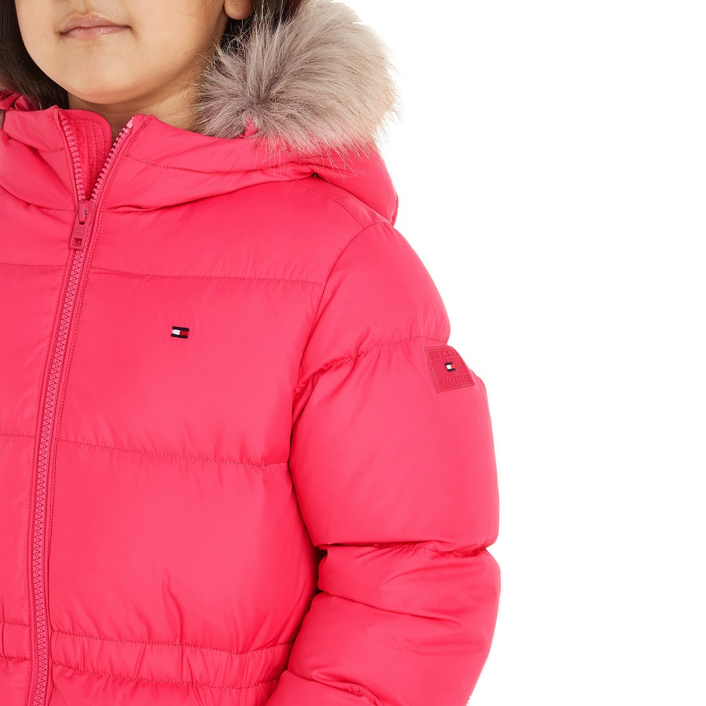 TOMMY HILFIGER JNR Down Hooded Jacket TOMMY HILFIGER JNR Down Hooded Jacket