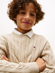 TOMMY HILFIGER Cotton Cable Sweater