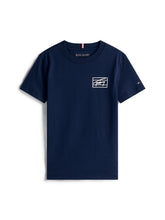 TOMMY HILFIGER Kids Varsity Print T-Shirt Dark Navy