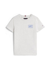 TOMMY HILFIGER Kids Varsity Print T-Shirt Grey