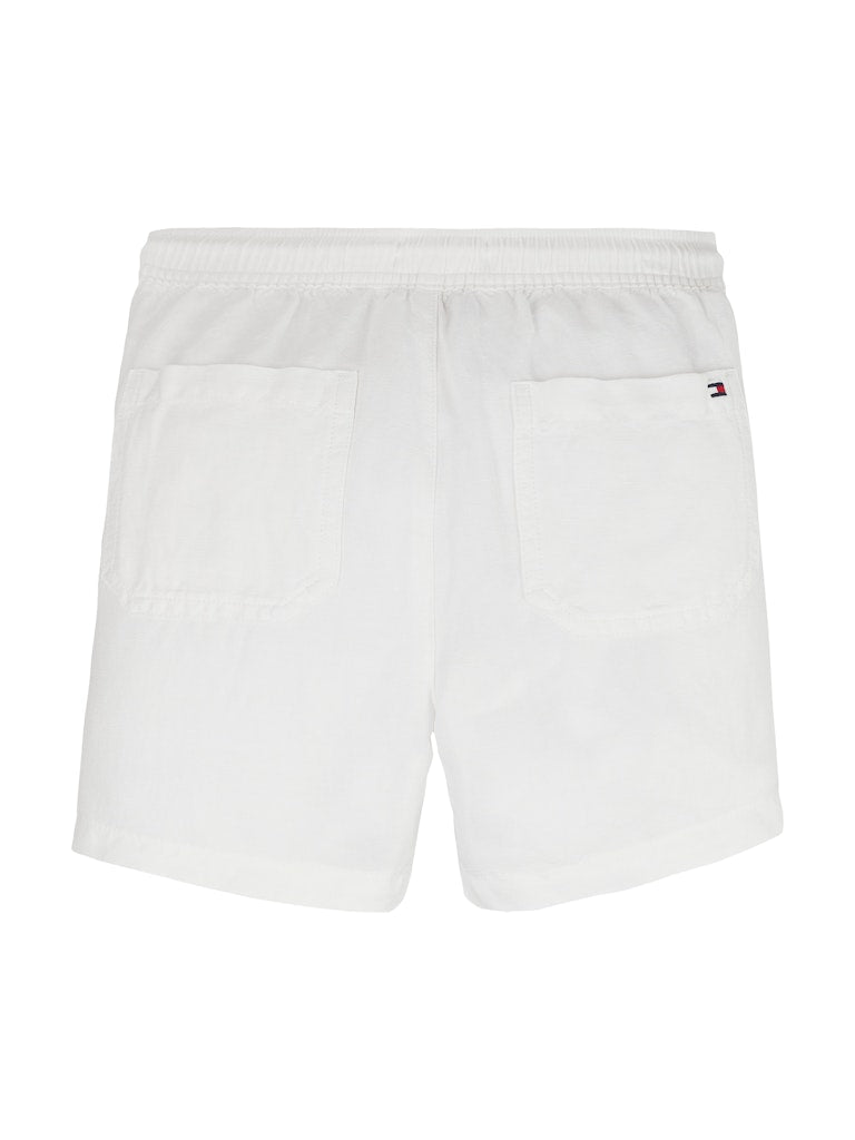 TOMMY HILFIGER White Linen Shorts TOMMY HILFIGER White Linen Shorts