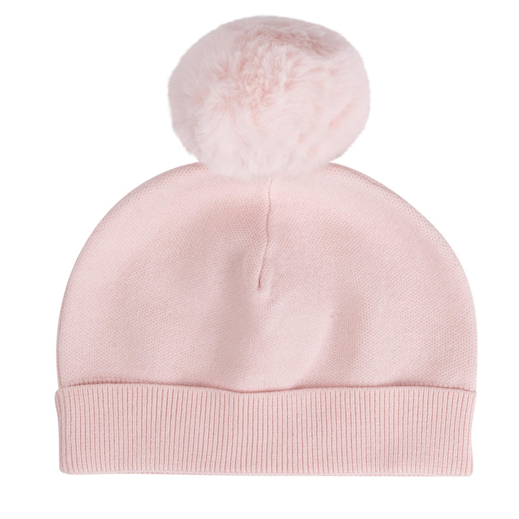 ADEE Sabrina Knitted Pom Pom Teddy Hat ADEE Sabrina Knitted Pom Pom Teddy Hat