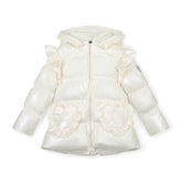 ADEE Liliana Padded Jacket with Frill Heart Pockets