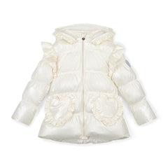 ADEE Liliana Padded Jacket with Frill Heart Pockets