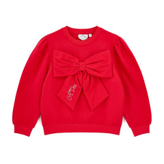 ADEE Luna Bow Flare Tracksuit Red