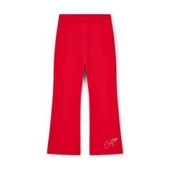 ADEE Luna Bow Flare Tracksuit Red