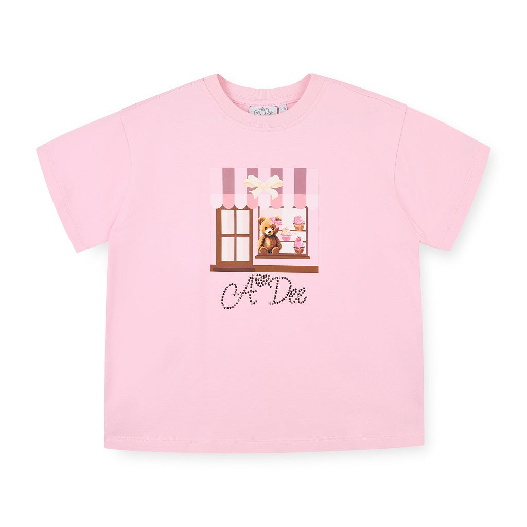 ADEE Mimi Short Sleeve Legging Set Pink ADEE Mimi Short Sleeve Legging Set Pink