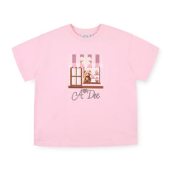 ADEE Mimi Short Sleeve Legging Set Pink