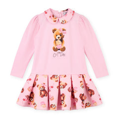 ADEE Meadow Bear Print Mix Dress