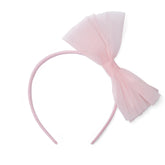 ADEE Lennon Tulle Bow Hairband Pink