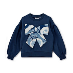 ADEE Luna Bow Flare Tracksuit Navy