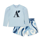 ADEE Nova Swirl Print Short Set