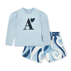ADEE Nova Swirl Print Short Set