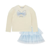 ADEE Naya Tulle Bow Skirt Set