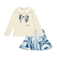 ADEE Nellie Swirl Print Skirt Set