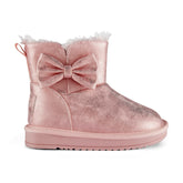 ADEE Bowtiful Faux Suede Boots