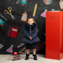 ADEE BTS Amie Short Jacket Navy