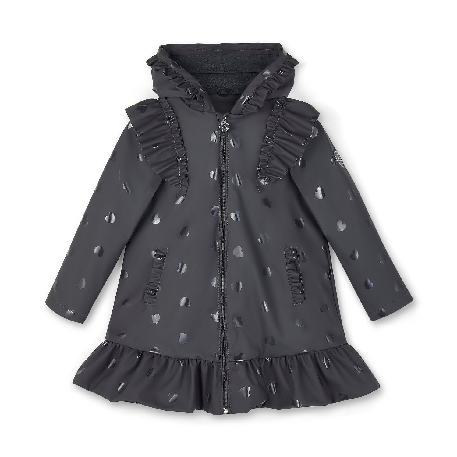 ADEE BTS Stella Raincoat Dark Grey