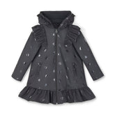 ADEE BTS Stella Raincoat Dark Grey