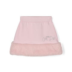 ADEE ANDREA Fur Skirt Set
