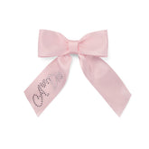 ADEE Winter Bloom Collection. Add the perfect finishing touch with the Ariah Bow complete with the signature A*Dee diamante logo. Pale Pink