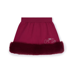 ADEE ANDREA Fur Skirt Set