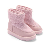 ADEE A cosy update to everyday footwear, the Teddie boots are crafted from soft faux suede and finished with a chunky sole and signature logo detail. Pale Pink